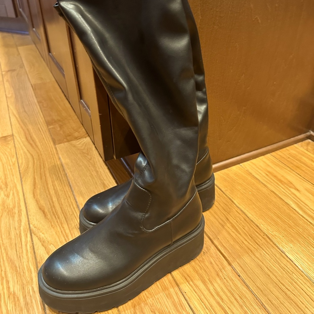 Wedge Tall Boots
